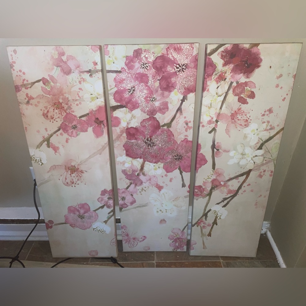 beautiful three-piece painting
